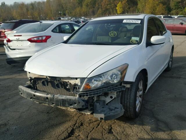 1HGCP26858A017448 - 2008 HONDA ACCORD EXL WHITE photo 2