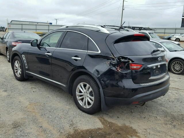 JN8CS1MW2DM174618 - 2013 INFINITI FX37 BLACK photo 3