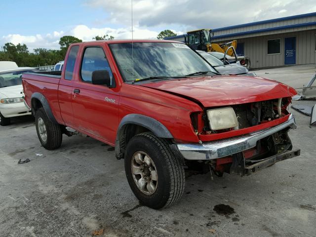 1N6ED26T9YC307004 - 2000 NISSAN FRONTIER K RED photo 1