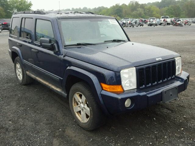 1J8HG48K66C247308 - 2006 JEEP COMMANDER BLUE photo 1