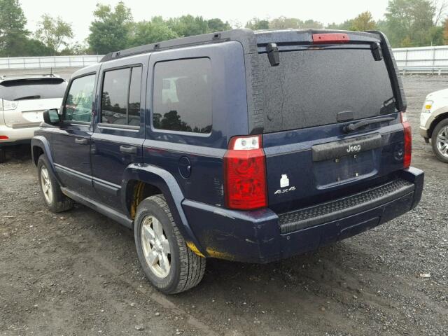 1J8HG48K66C247308 - 2006 JEEP COMMANDER BLUE photo 3