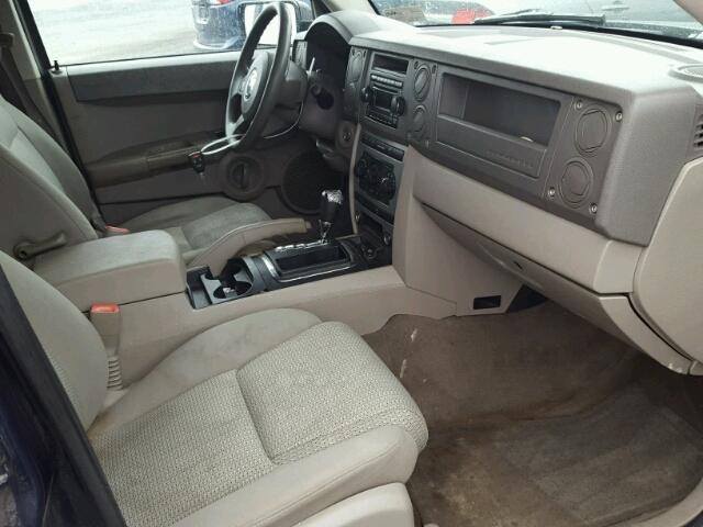 1J8HG48K66C247308 - 2006 JEEP COMMANDER BLUE photo 5