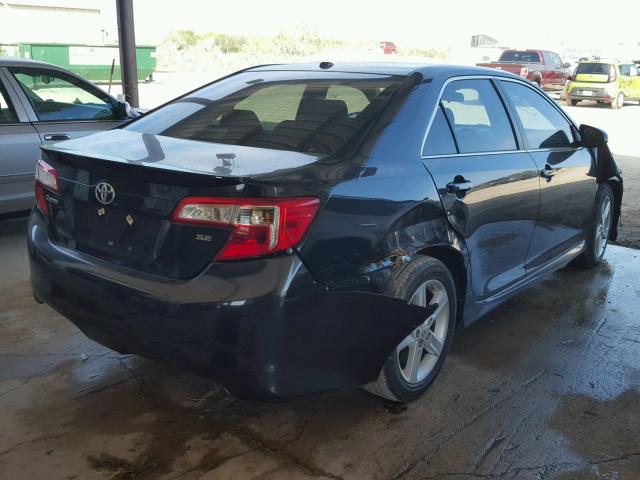 4T1BF1FK3CU141773 - 2012 TOYOTA CAMRY BASE BLACK photo 4