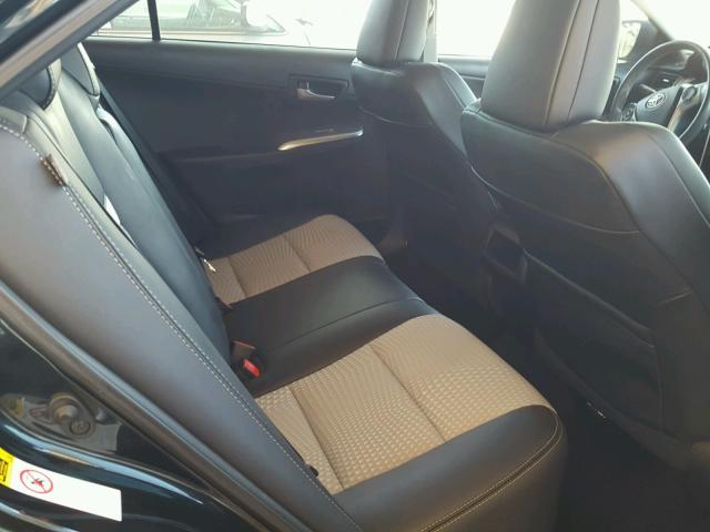 4T1BF1FK3CU141773 - 2012 TOYOTA CAMRY BASE BLACK photo 6