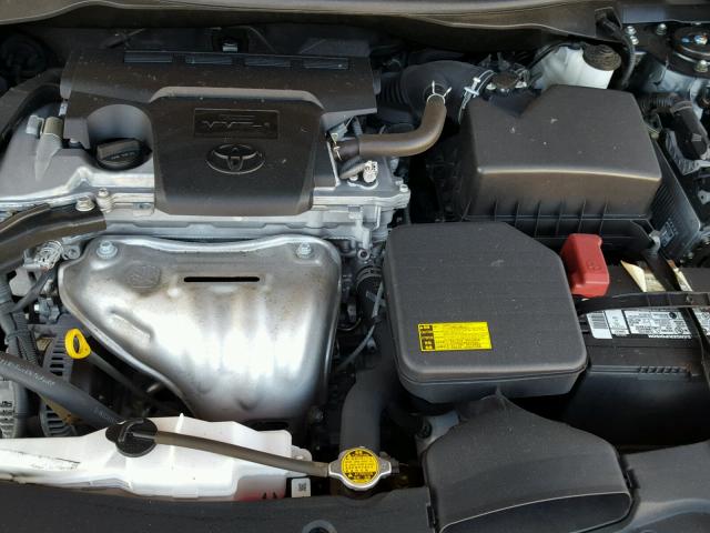 4T1BF1FK3CU141773 - 2012 TOYOTA CAMRY BASE BLACK photo 7