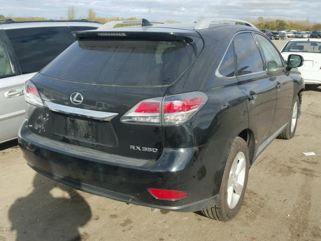 2T2BK1BA3EC229814 - 2014 LEXUS RX 350 BLACK photo 4