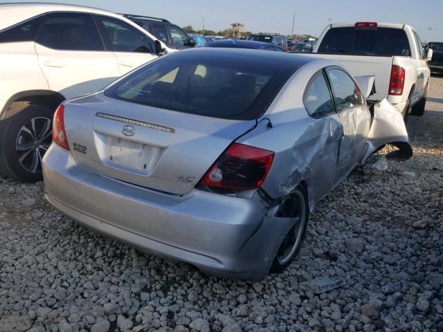 JTKDE177360134627 - 2006 TOYOTA SCION TC 银色 照片 4