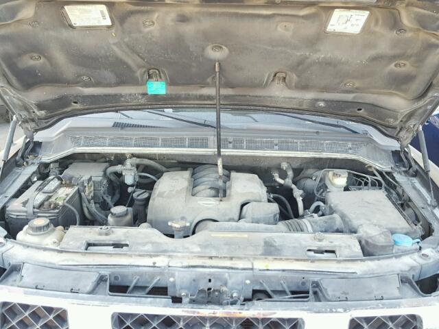 1N6BA07A25N543023 - 2005 NISSAN TITAN XE BLACK photo 7