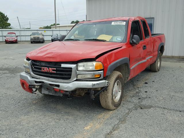 1GTEK19T13E278884 - 2003 GMC NEW SIERRA RED photo 2