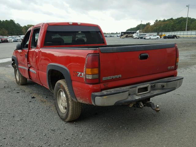 1GTEK19T13E278884 - 2003 GMC NEW SIERRA RED photo 3