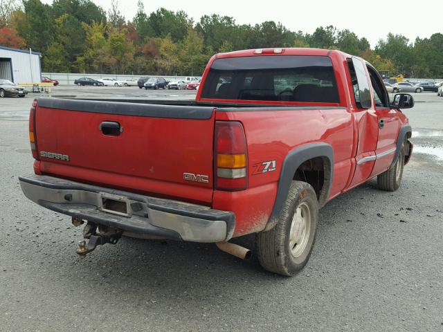 1GTEK19T13E278884 - 2003 GMC NEW SIERRA RED photo 4