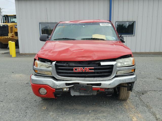 1GTEK19T13E278884 - 2003 GMC NEW SIERRA RED photo 9