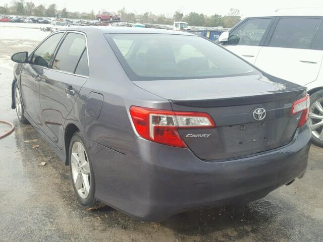 4T1BF1FK5EU354470 - 2014 TOYOTA CAMRY L GRAY photo 3