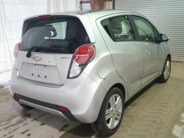 KL8CD6S9XEC560364 - 2014 CHEVROLET SPARK 1LT GRAY photo 4