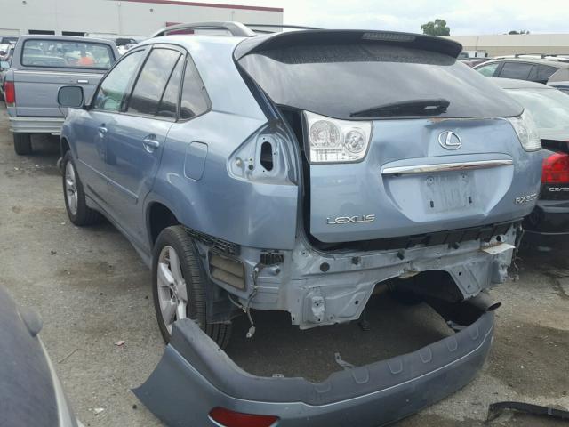 2T2HK31U37C003843 - 2007 LEXUS RX 350 BLUE photo 3