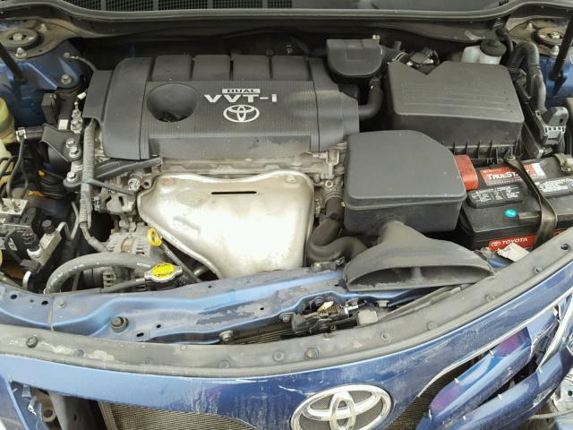 4T4BF3EKXAR008282 - 2010 TOYOTA CAMRY BASE BLUE photo 7