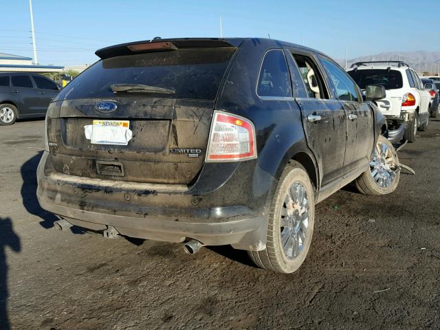 2FMDK49C88BA34239 - 2008 FORD EDGE LIMIT BLACK photo 4