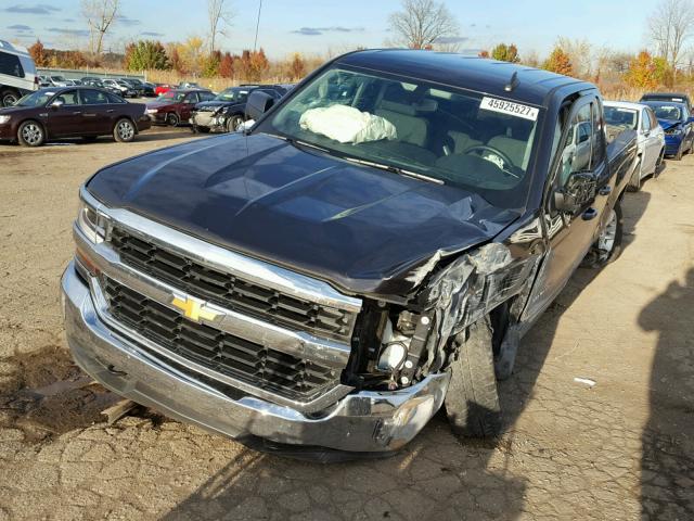 1GCVKRECXGZ318219 - 2016 CHEVROLET SILVERADO GRAY photo 2