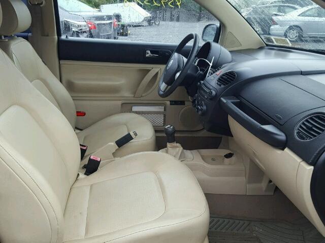 3VWPW31C47M521668 - 2007 VOLKSWAGEN NEW BEETLE 黑色 照片 5