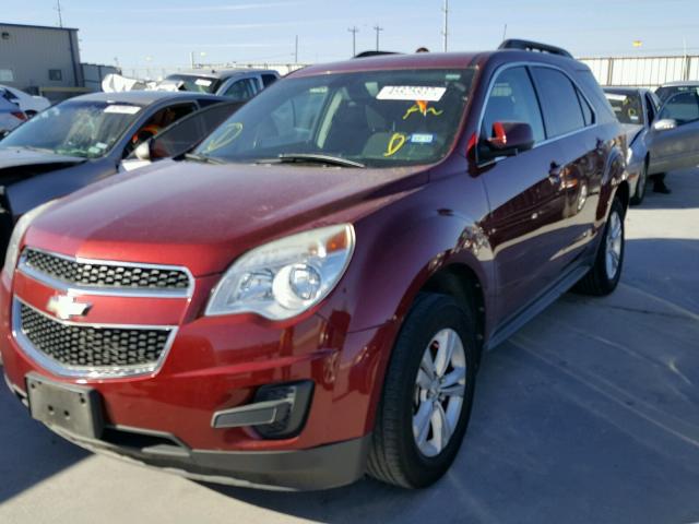 2CNALDEW6A6324090 - 2010 CHEVROLET EQUINOX LT RED photo 2