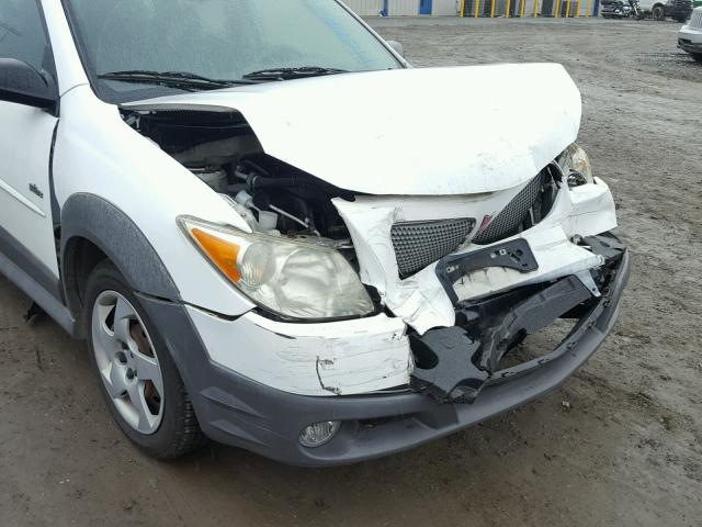 5Y2SL65827Z415795 - 2007 PONTIAC VIBE WHITE photo 9