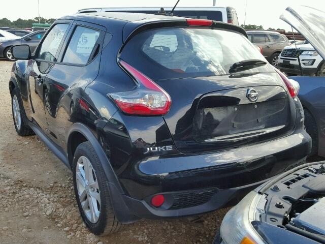 JN8AF5MV1FT551832 - 2015 NISSAN JUKE S BLACK photo 3