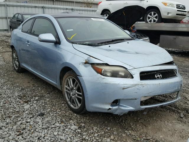 JTKDE177770189857 - 2007 TOYOTA SCION TC BLUE photo 1