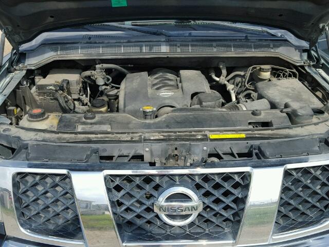 5N1AA08A84N725915 - 2004 NISSAN ARMADA SE BLUE photo 7