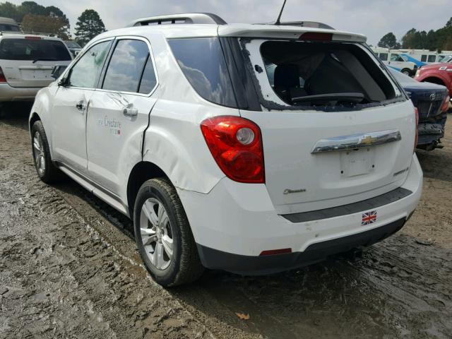 2GNALDEK5D6360026 - 2013 CHEVROLET EQUINOX LT WHITE photo 3