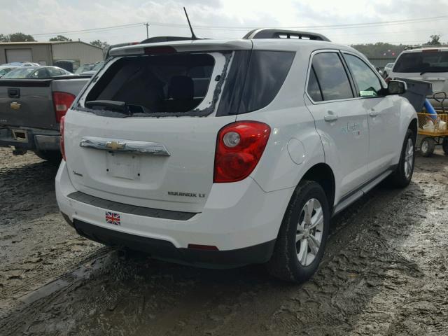 2GNALDEK5D6360026 - 2013 CHEVROLET EQUINOX LT WHITE photo 4