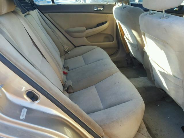 1HGCM56475A127596 - 2005 HONDA ACCORD LX GOLD photo 6