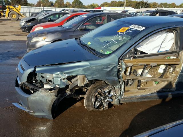 1G1ZH57BX9F147451 - 2009 CHEVROLET MALIBU 1LT TEAL photo 9