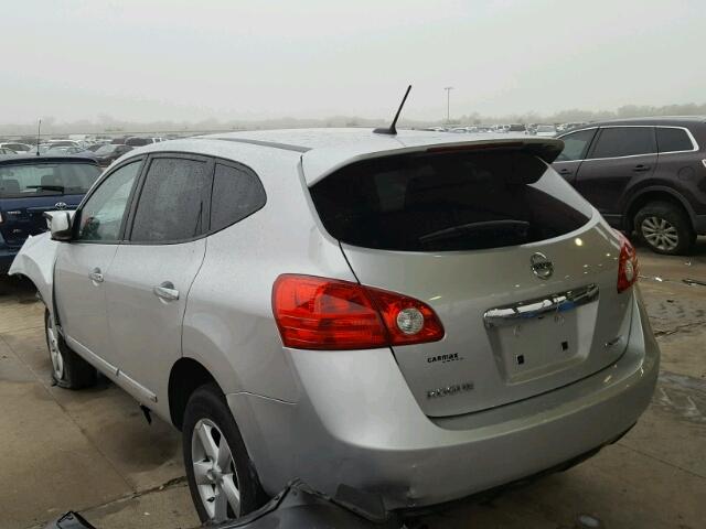 JN8AS5MTXDW548157 - 2013 NISSAN ROGUE S SILVER photo 3