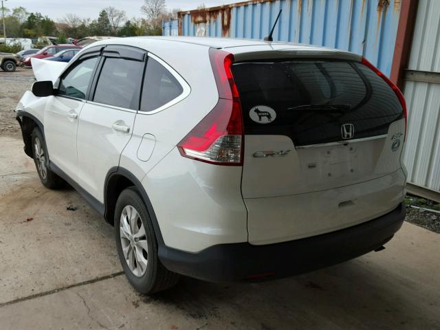 5J6RM4H58EL064144 - 2014 HONDA CR-V EX WHITE photo 3