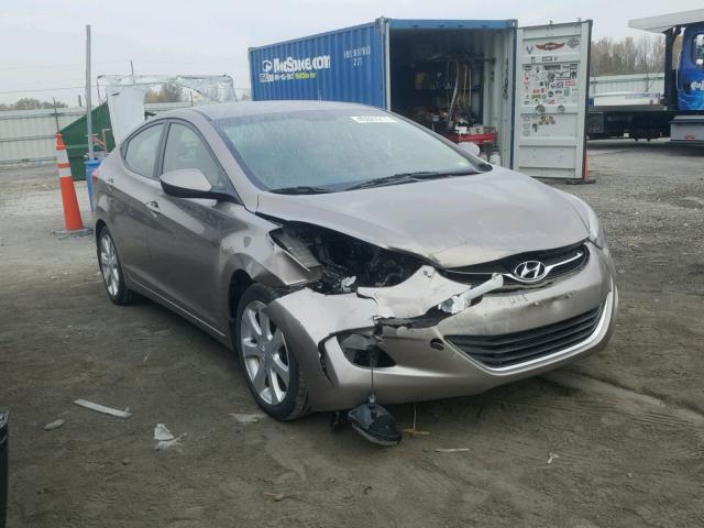 5NPDH4AE4CH138966 - 2012 HYUNDAI ELANTRA GL TAN photo 1