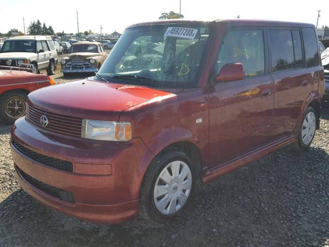 JTLKT334864113667 - 2006 TOYOTA SCION XB Бордовый фото 2