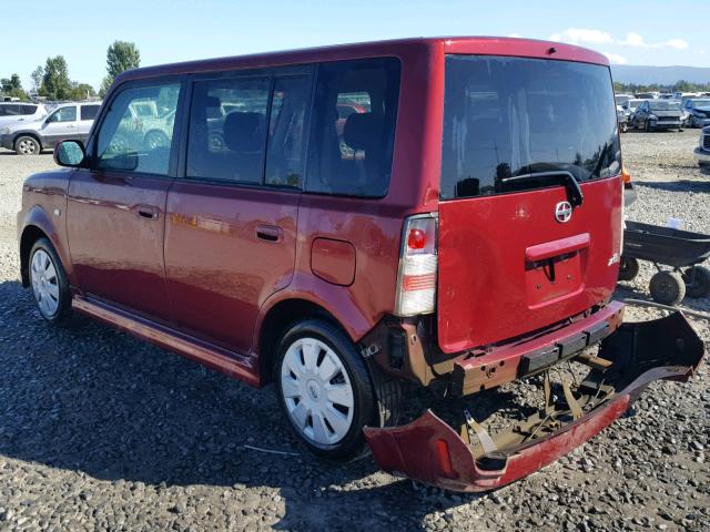 JTLKT334864113667 - 2006 TOYOTA SCION XB Бордовый фото 3
