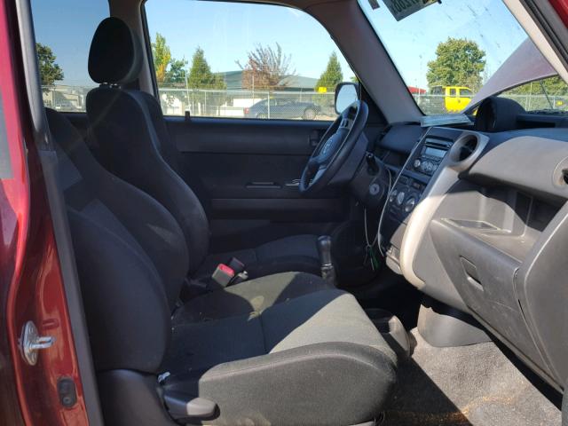 JTLKT334864113667 - 2006 TOYOTA SCION XB Бордовый фото 5