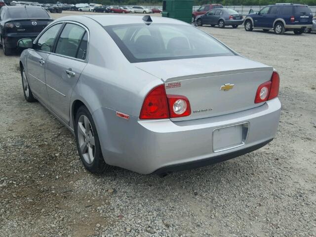 1G1ZC5E0XCF107300 - 2012 CHEVROLET MALIBU 1LT SILVER photo 3