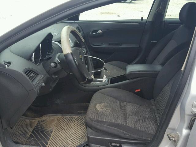 1G1ZC5E0XCF107300 - 2012 CHEVROLET MALIBU 1LT SILVER photo 5