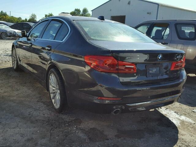 WBAJA7C32HG457716 - 2017 BMW 530 XI BLACK photo 3