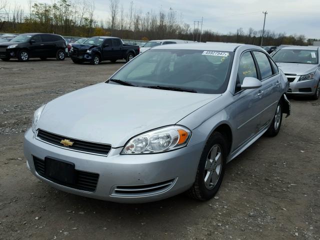 2G1WB5EK1A1151925 - 2010 CHEVROLET IMPALA LT GRAY photo 2