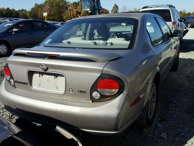 JN1CA31D1YT543254 - 2000 NISSAN MAXIMA GLE GRAY photo 4