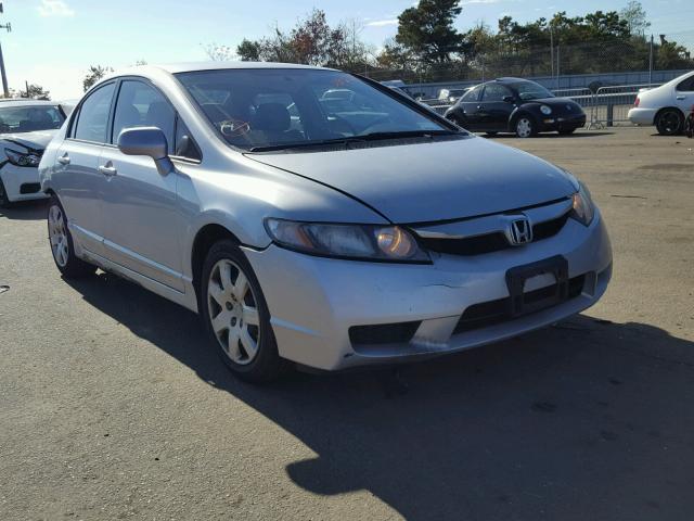 2HGFA1F5XAH323616 - 2010 HONDA CIVIC LX SILVER photo 1