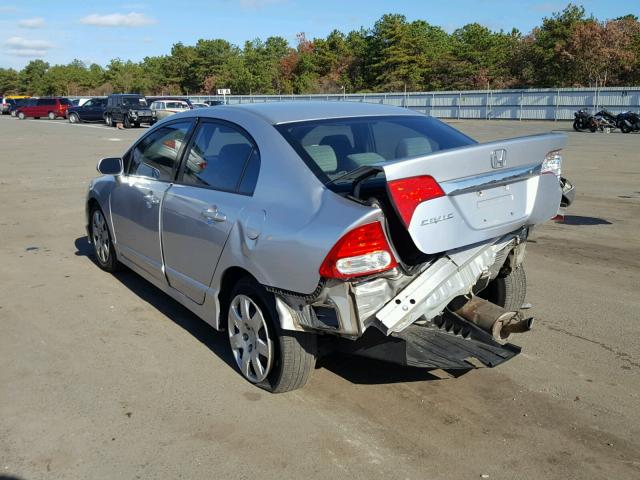 2HGFA1F5XAH323616 - 2010 HONDA CIVIC LX SILVER photo 3