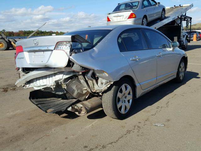 2HGFA1F5XAH323616 - 2010 HONDA CIVIC LX SILVER photo 4