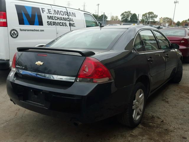 2G1WC581369180027 - 2006 CHEVROLET IMPALA LT BLACK photo 4