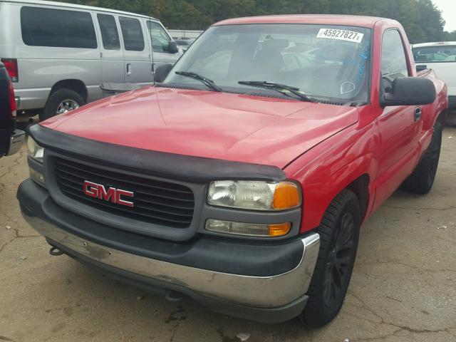 1GTEC14W6XZ535986 - 1999 GMC NEW SIERRA RED photo 2