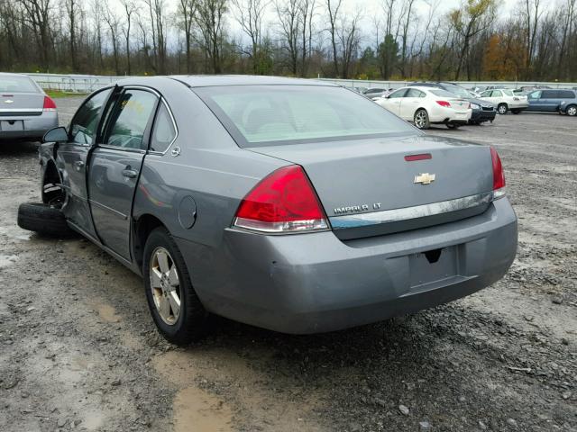 2G1WT55N089131457 - 2008 CHEVROLET IMPALA LT SILVER photo 3