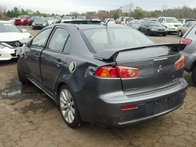 JA3AU86W09U026248 - 2009 MITSUBISHI LANCER GTS GRAY photo 3